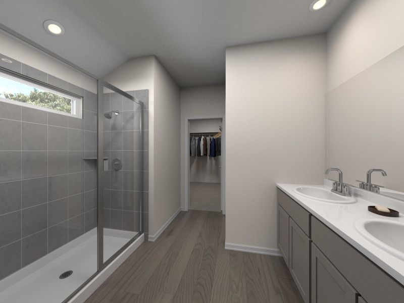 Furnished interior view inside a new home in Flora, Hutto (Image 7).