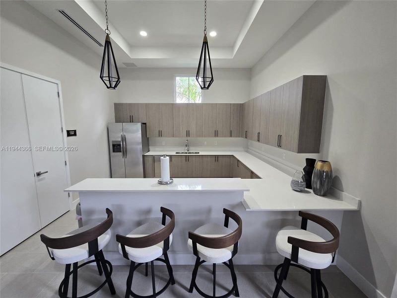 Furnished interior view inside a new home in , Miami (Image 7).