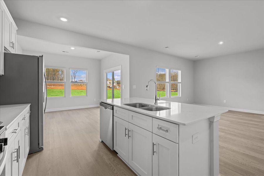 Furnished interior view inside a new home in Creek Ridge - Heritage Collection, Spartanburg (Image 5).