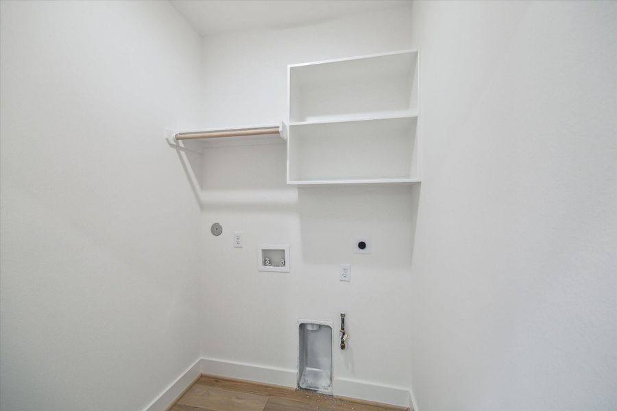 Furnished interior in a model home at The Heights Haus Collection in Houston (Image 11).