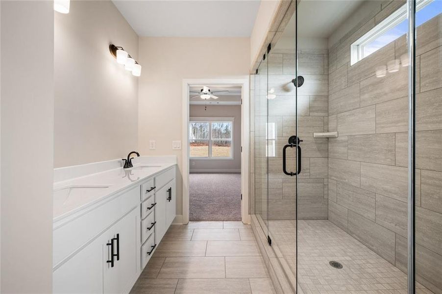 Furnished interior view inside a new home in Summerlin, Winder (Image 15).