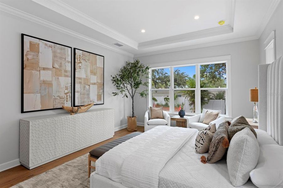 Furnished interior view inside a new home in , Tampa (Image 44).