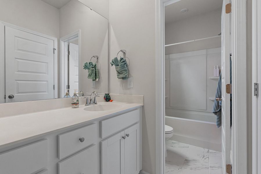 Furnished interior view inside a new home in Sweetgrass at Summers Corner, Summerville (Image 9). Furnished interior view inside a new home in Sweetgrass at Summers Corner, Summerville (Image 9).