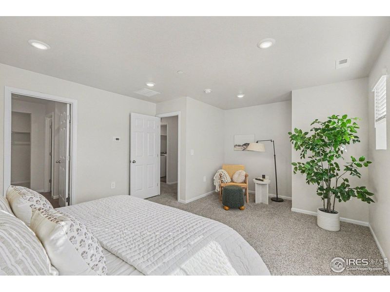 Furnished interior view inside a new home in Poudre Heights: The Meadow Collection, Windsor (Image 10).