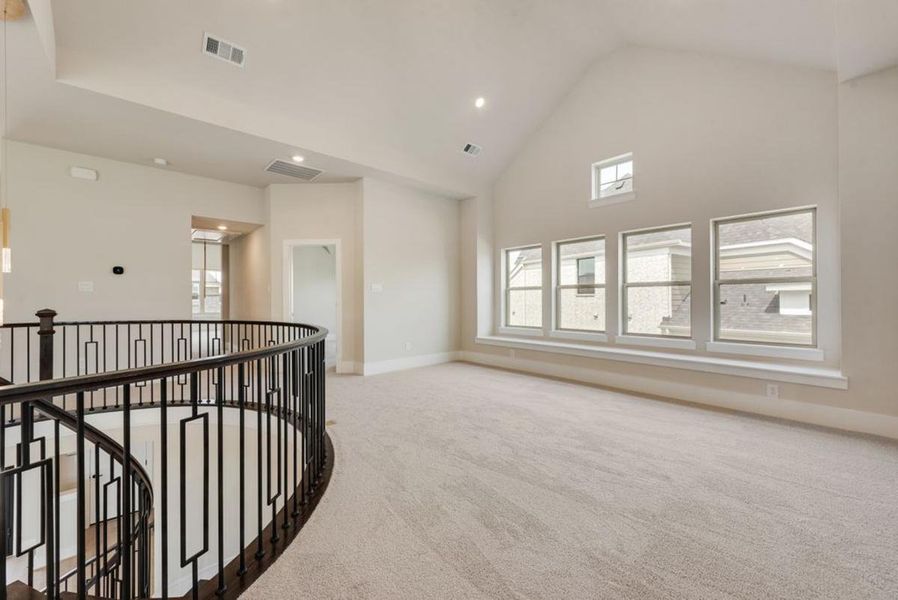 Spacious, unfurnished interior of a new home in Park Place, Prosper (Image 40). Spacious, unfurnished interior of a new home in Park Place, Prosper (Image 40).