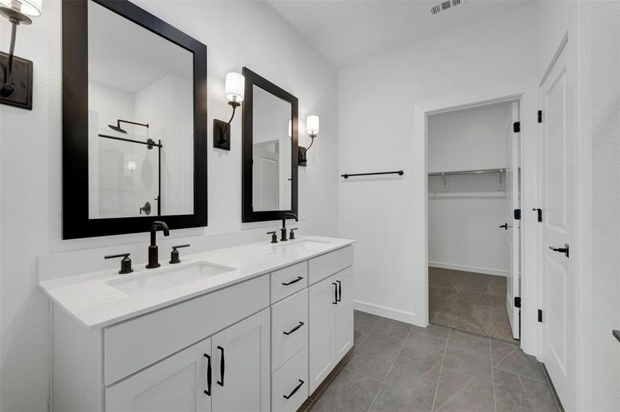 Furnished interior view inside a new home in Aspire at Reunion, Newark (Image 15).