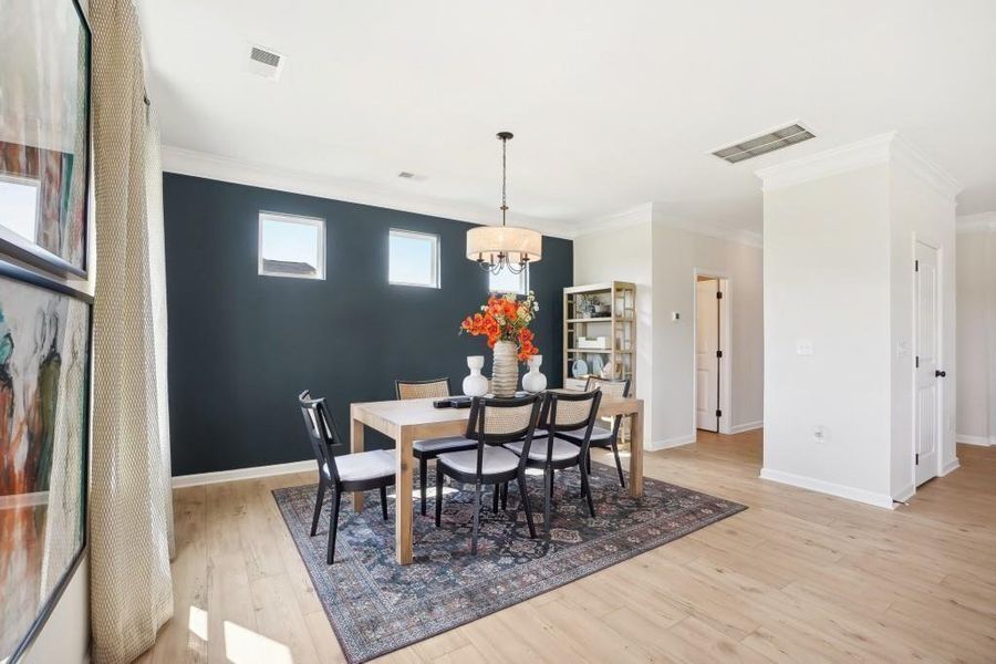 Furnished interior view inside a new home in Fair Oak, Calhoun (Image 6).