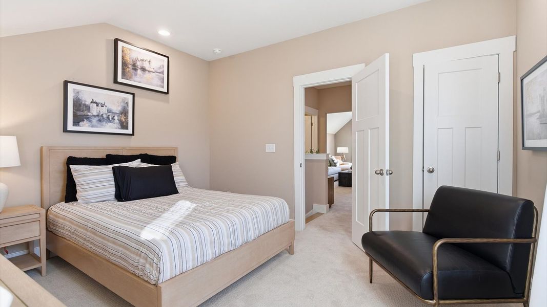 Representative furnished interior of a home built from the Cooper 3 by DRB Homes in Pelham Crossing Single Family Homes, Greenville (Image 34).