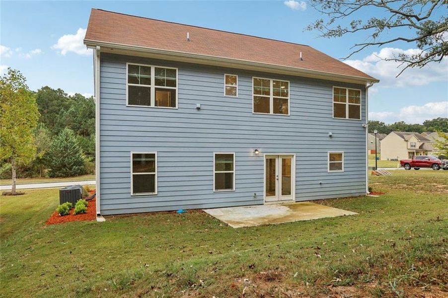 Exterior details and patio area of a home in , Fairburn (Image 27). Exterior details and patio area of a home in , Fairburn (Image 27).