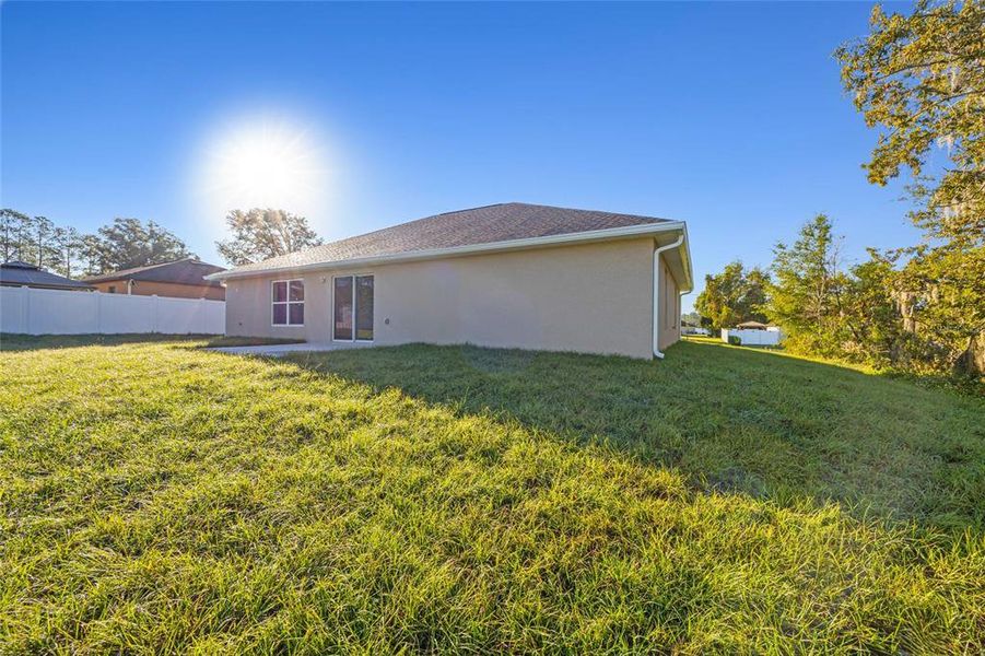 Exterior details and patio area of a home in , Brooksville (Image 3).