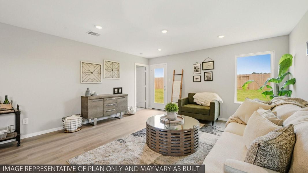 Furnished interior view inside a new home in Mill Creek, Magnolia (Image 8).
