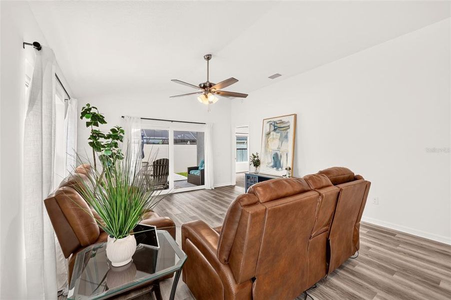 Furnished interior view inside a new home in , The Villages (Image 13).