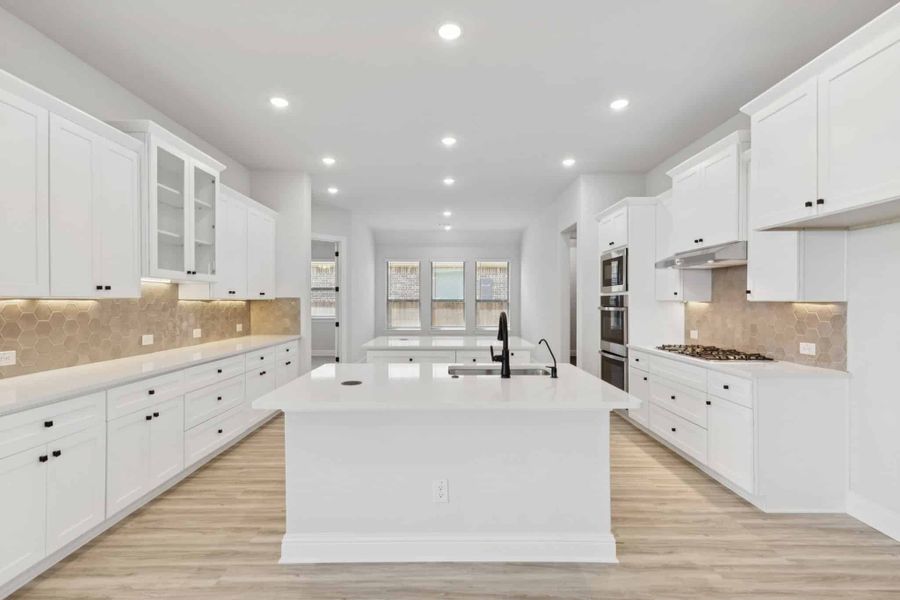 Furnished interior view inside a new home in Westside Preserve, Midlothian (Image 5).