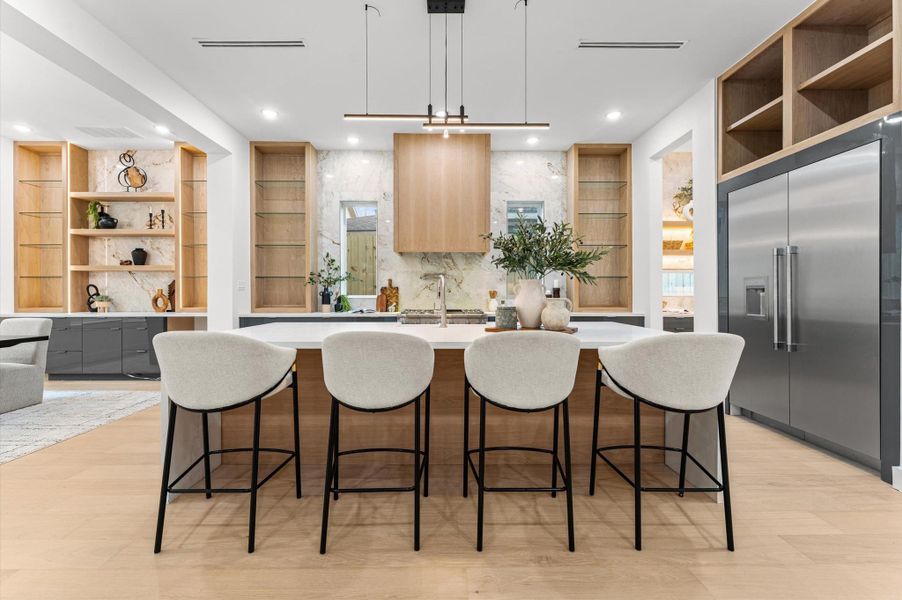 Furnished interior view inside a new home in , Houston (Image 9).