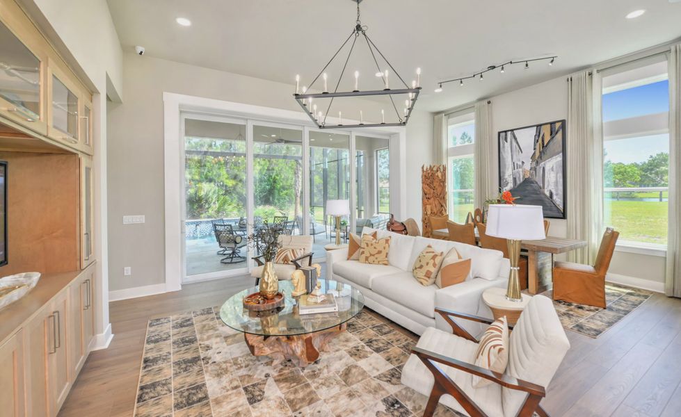 Furnished interior view inside a new home in The Conservatory at Hammock Beach, Palm Coast (Image 9).