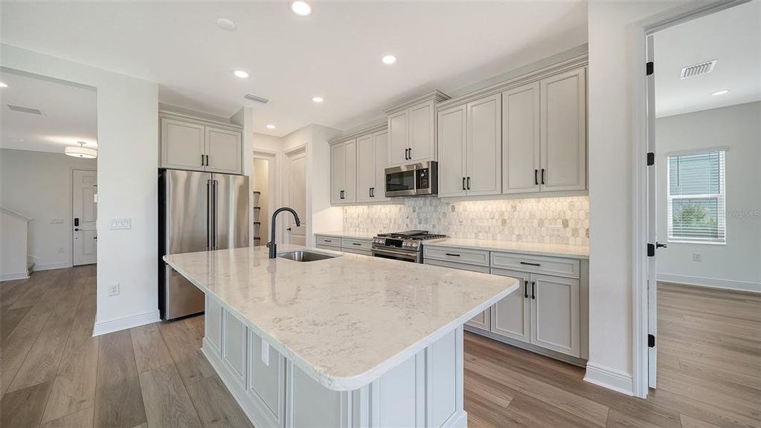 Furnished interior view inside a new home in Windward, Sarasota (Image 4).