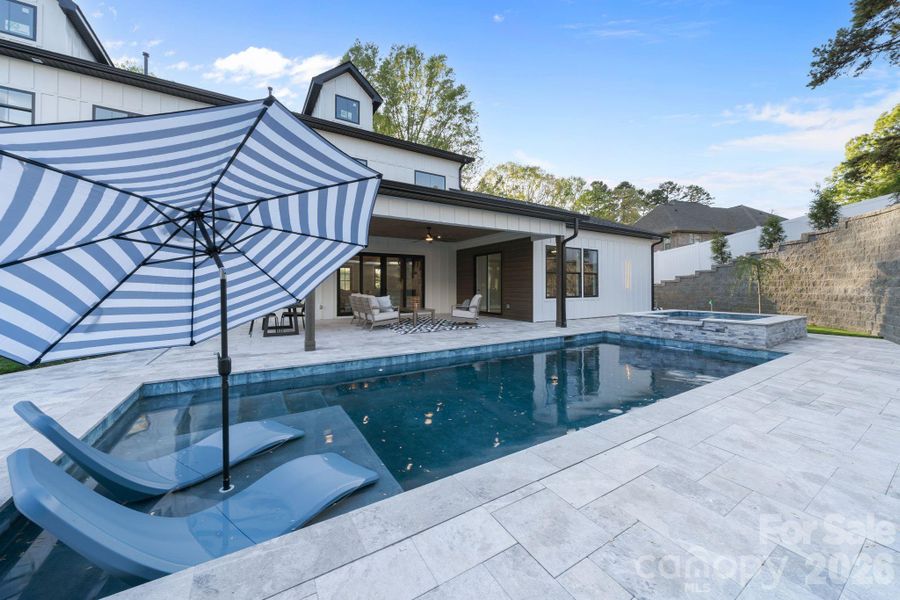 Exterior details and patio area of a home in , Mooresville (Image 31).
