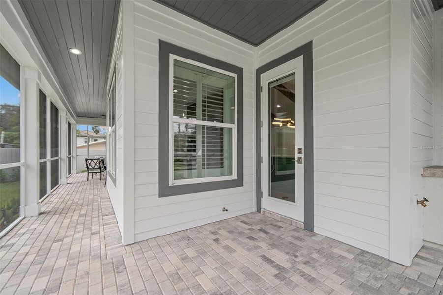 Exterior details and patio area of a home in , Tampa (Image 29). Exterior details and patio area of a home in , Tampa (Image 29).