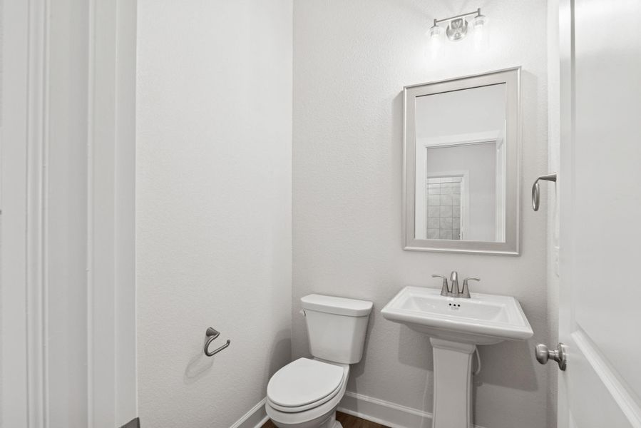 Furnished interior view inside a new home in Meridiana 55' Homesites, Manvel (Image 12).