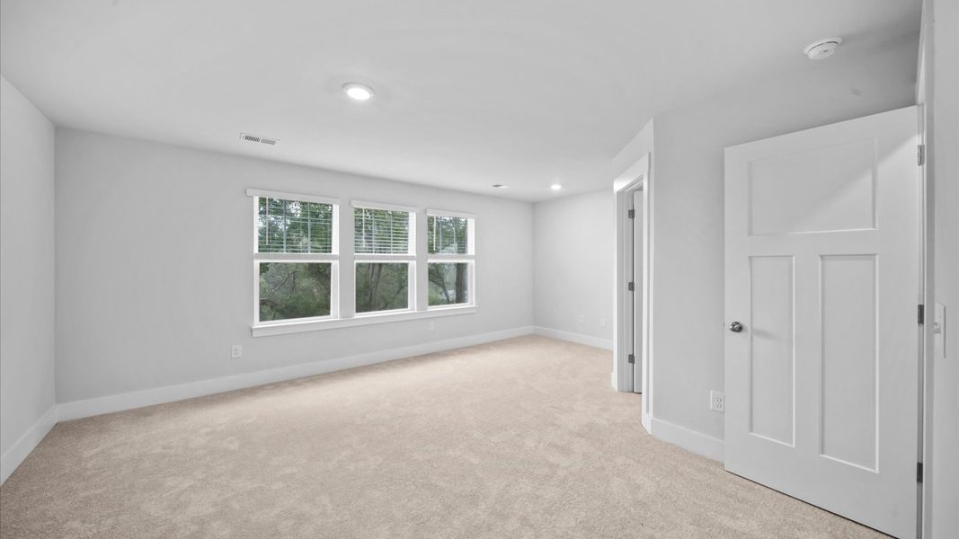 Spacious and serene primary suite with thoughtful design in a desirable DRB Homes community in Piedmont, SC