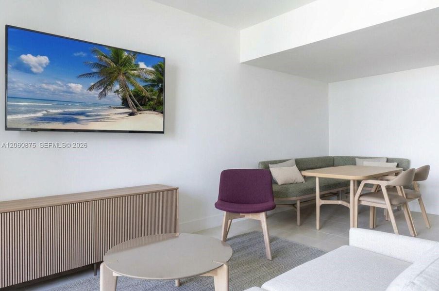 Furnished interior view inside a new home in , Miami (Image 16).