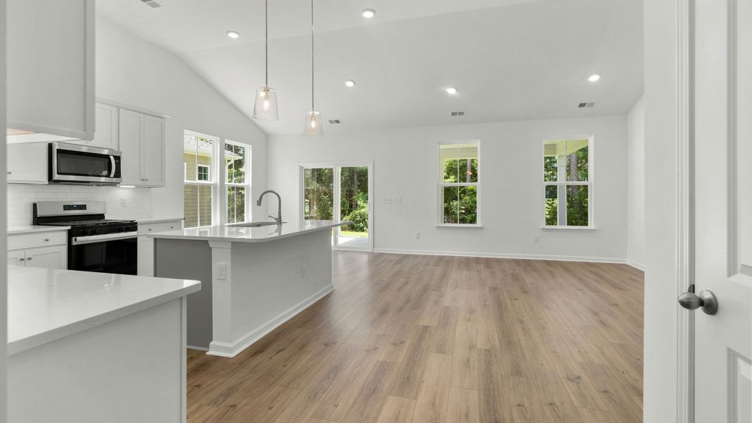 Furnished interior view inside a new home in Bluffs at Sun Colony, Longs (Image 5).