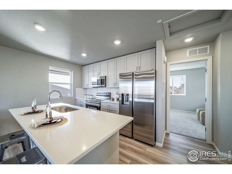 Furnished interior view inside a new home in , Johnstown (Image 13). Furnished interior view inside a new home in , Johnstown (Image 13).