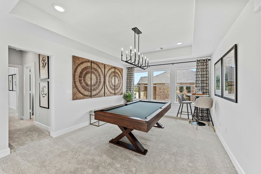 Furnished interior view inside a new home in Candela South, Richmond (Image 19).