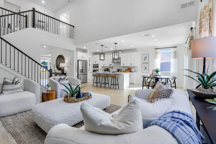 Furnished interior view inside a new home in Reserve at Hickory Walk, Kennesaw (Image 15).
