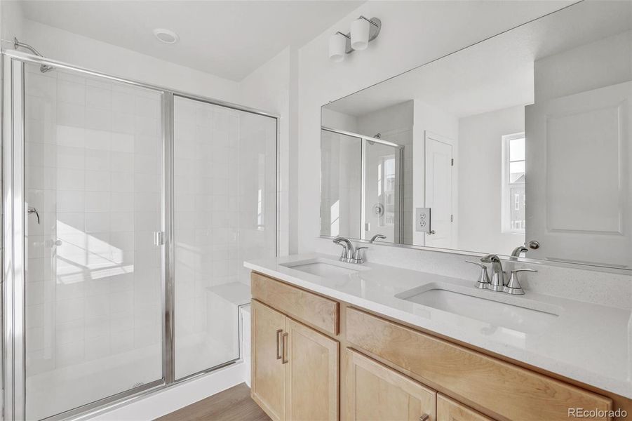 Furnished interior view inside a new home in Turnberry Villas, Commerce City (Image 7).