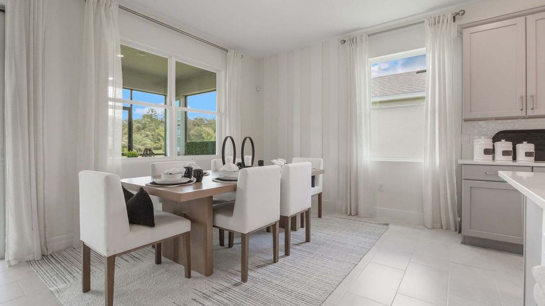 Representative furnished interior of a home built from the DELRAY by D.R. Horton in Lakes of Mount Dora, Mount Dora (Image 7).