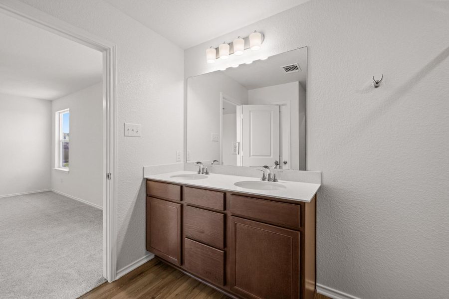 Furnished interior view inside a new home in Sonterra - Cool Water, Jarrell (Image 11).