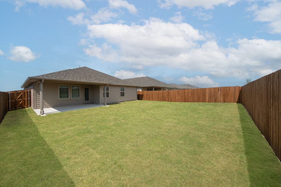 Exterior details and patio area of a home in Verandah, Royse City (Image 2). Exterior details and patio area of a home in Verandah, Royse City (Image 2).