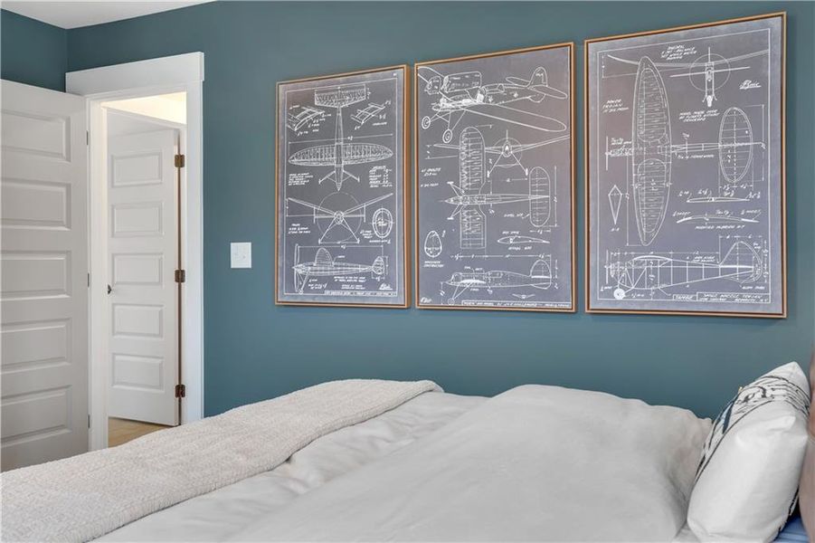 Furnished interior view inside a new home in , Cartersville (Image 36).