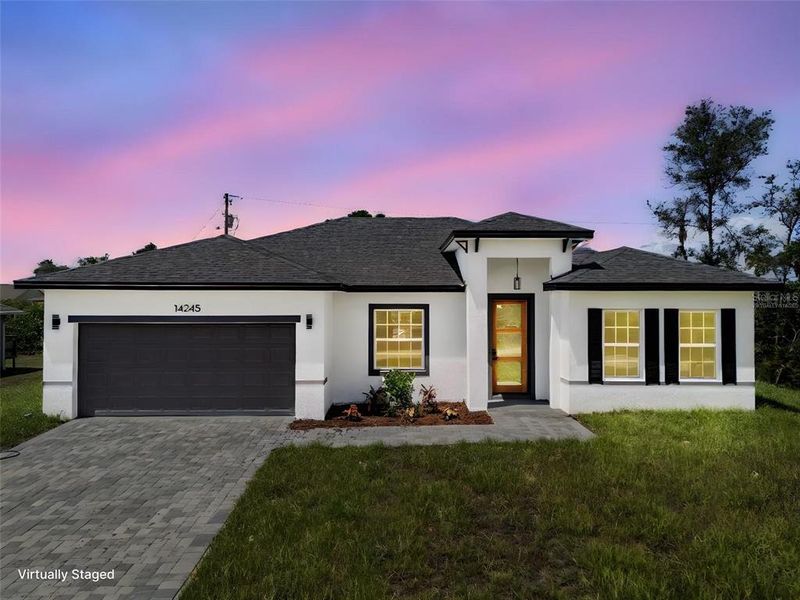 Front exterior of a new home in , Ocala, FL, highlighting curb appeal (Image 27). Front exterior of a new home in , Ocala, FL, highlighting curb appeal (Image 27).