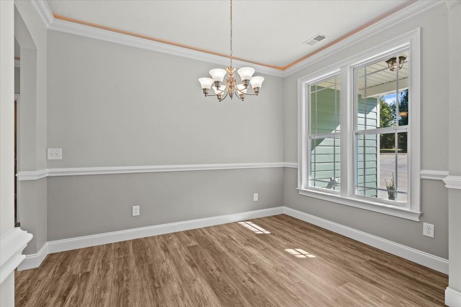 Representative unfurnished interior of a home built from the Enory by Enchanted Homes in Guadalupe Heights, Seguin (Image 17).