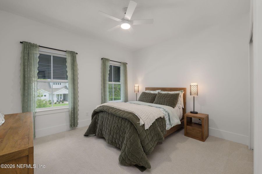 Furnished interior view inside a new home in Palm Crest at Seabrook, Ponte Vedra (Image 41). Furnished interior view inside a new home in Palm Crest at Seabrook, Ponte Vedra (Image 41).
