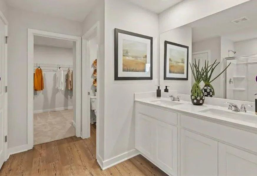 Furnished interior view inside a new home in The Estates at Gainesville Township, Gainesville (Image 14).