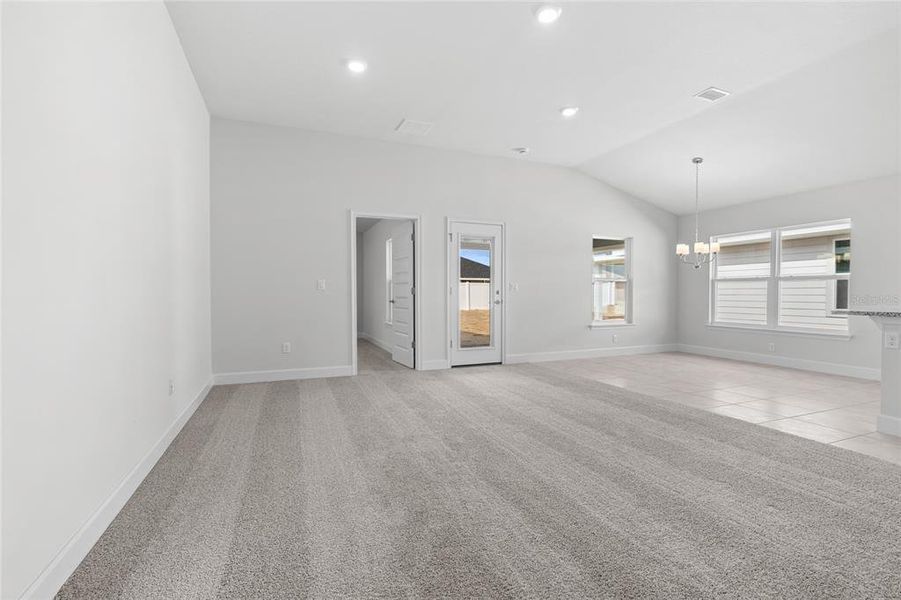 Representative unfurnished interior of a home built from the 1368 by Adams Homes in Winding Oaks, Weeki Wachee (Image 14).