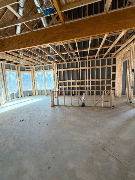 In-progress construction of a new home in Grayson Ridge, Van Alstyne, TX (Image 5).