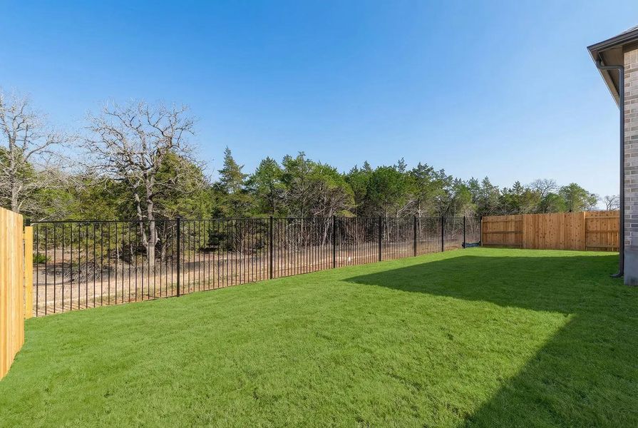 Exterior details and patio area of a home in The Colony - 50', Bastrop (Image 3).