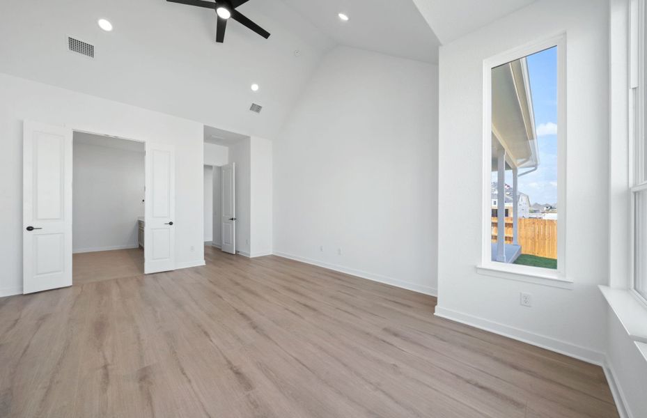 Representative unfurnished interior of a home built from the Electra by Pulte Homes in Kuempel Estates, Pflugerville (Image 18). Representative unfurnished interior of a home built from the Electra by Pulte Homes in Kuempel Estates, Pflugerville (Image 18).