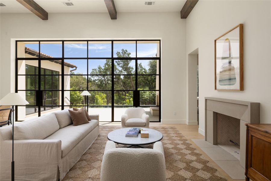 Furnished interior view inside a new home in Amarra Villas, Austin (Image 13). Furnished interior view inside a new home in Amarra Villas, Austin (Image 13).