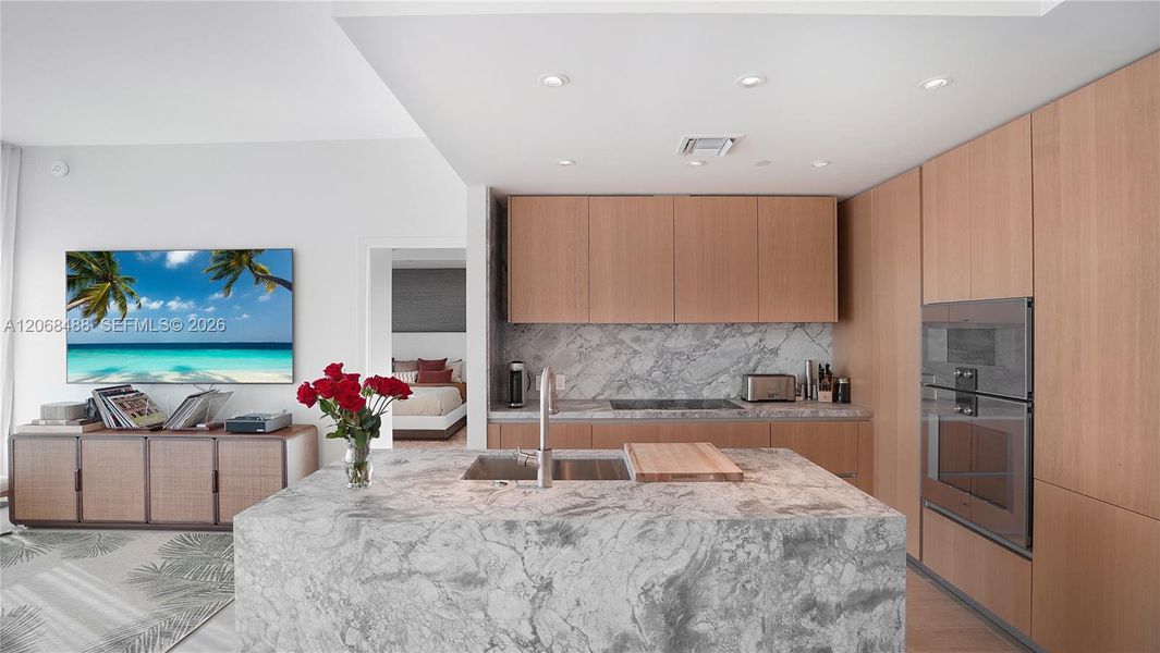 Furnished interior view inside a new home in , Miami Beach (Image 57). Furnished interior view inside a new home in , Miami Beach (Image 57).