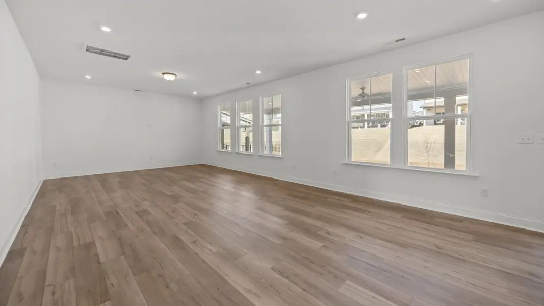 The Burton Plan in Lakeside Glen by DBR Homes in York, SC - Living area