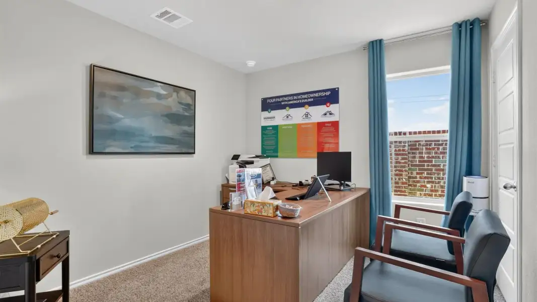 Furnished interior view inside a new home in Springhill South, Boyd (Image 30).