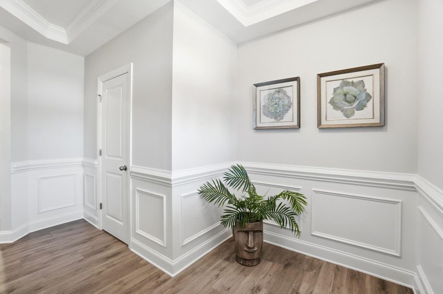 Furnished interior view inside a new home in Harrisburg Village Townhomes, Harrisburg (Image 8).
