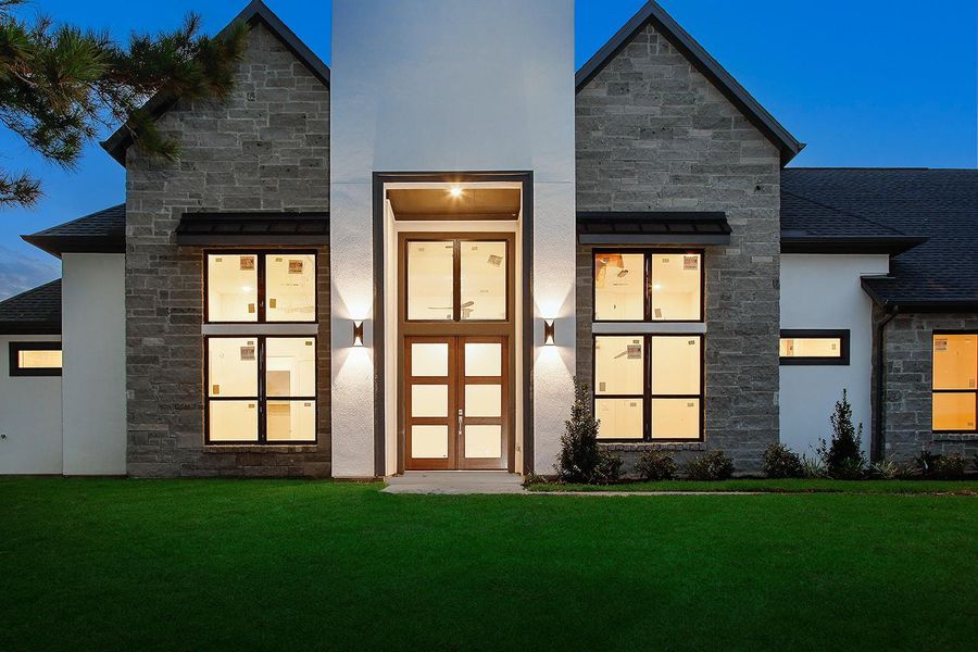 Front exterior of a new home in , Montgomery, TX, highlighting curb appeal (Image 6). Front exterior of a new home in , Montgomery, TX, highlighting curb appeal (Image 6).
