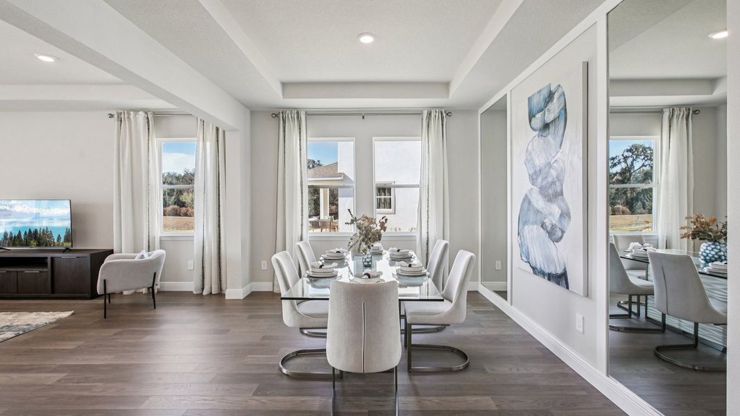 Representative furnished interior of a home built from the Camden by D.R. Horton in Archer at Two Rivers, Zephyrhills (Image 11).