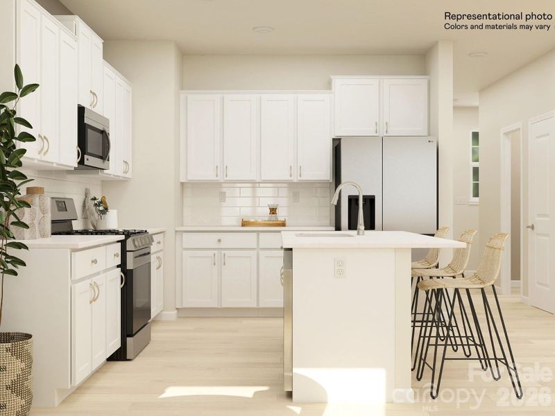 Furnished interior view inside a new home in Cannon Village, York (Image 9).